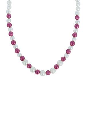 Girls White Pearl Necklace 1