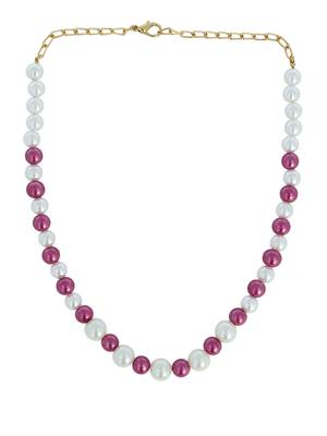Girls White Pearl Necklace 2