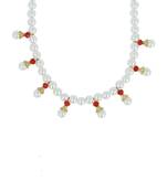 Girls Red Pearl Necklace