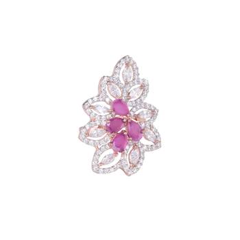 Multicolor cubic zirconia rings 2