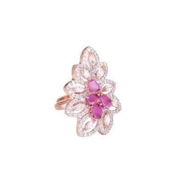 Multicolor cubic zirconia rings 3