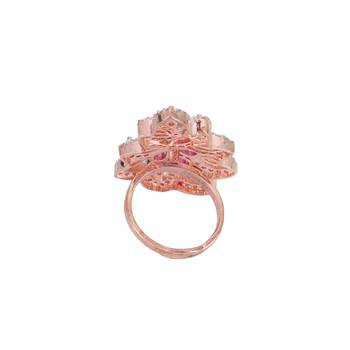 Multicolor cubic zirconia rings 4