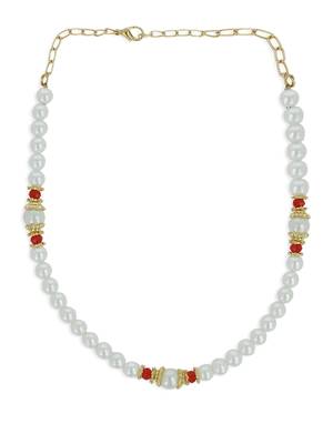 Girls Red Pearl Necklace 2
