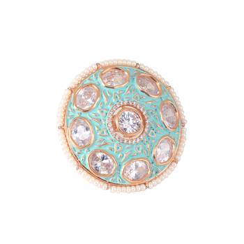 Gold cubic zirconia rings 3