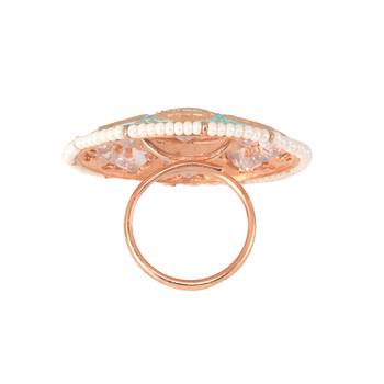 Gold cubic zirconia rings 4