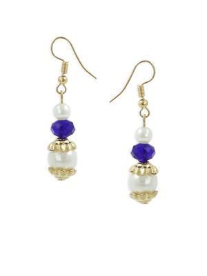 Girls Blue Pearl Necklace 3