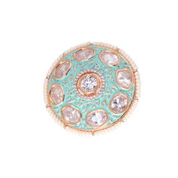 Gold cubic zirconia rings 5