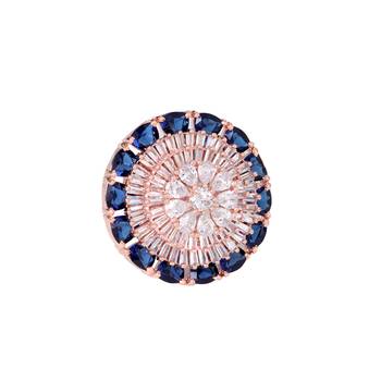 Multicolor cubic zirconia rings 2