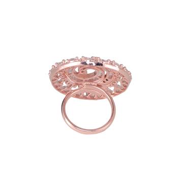 White cubic zirconia rings 4