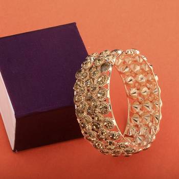 Attractive Gold Plated Free size Bracelet for Girls Women 1