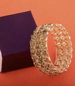 Attractive Gold Plated Free size Bracelet for Girls Women