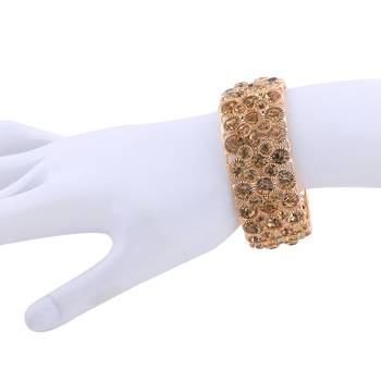 Attractive Gold Plated Free size Bracelet for Girls Women 2