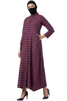 Musheco-Front Open Dress in Poly Cotton 2