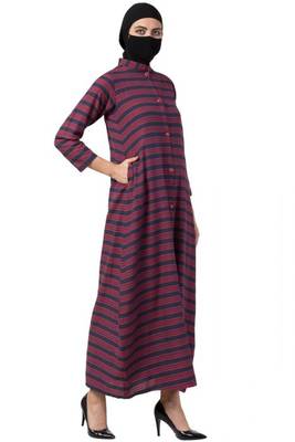 Musheco-Front Open Dress in Poly Cotton 3