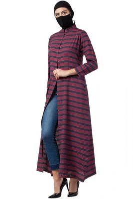 Musheco-Front Open Dress in Poly Cotton 5