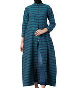 Musheco-Front Open Dress in Poly Cotton