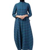 Musheco-Front Open Dress in Poly Cotton