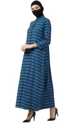 Musheco-Front Open Dress in Poly Cotton 2