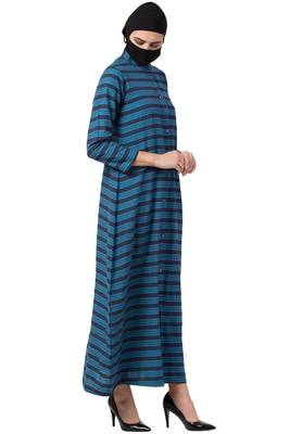 Musheco-Front Open Dress in Poly Cotton 3