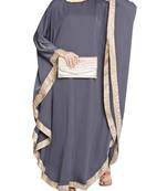 Kaftan With Brocade Border - Not An Abaya