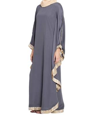Kaftan With Brocade Border - Not An Abaya 3