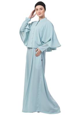 Musheco-Abaya With Detachable Cape 6