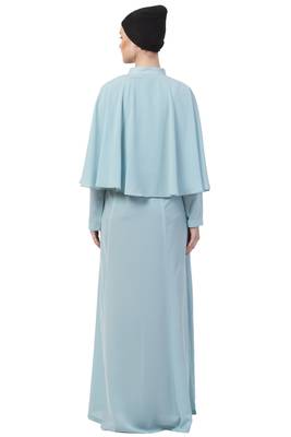 Musheco-Abaya With Detachable Cape 7