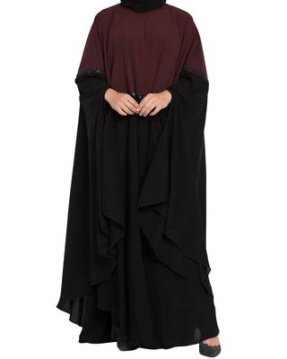 Dual Color Irani Kaftan-Fashionable Abaya 2