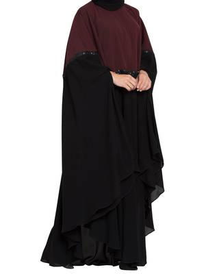 Dual Color Irani Kaftan-Fashionable Abaya 3