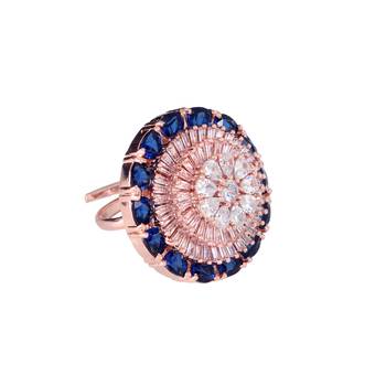 Multicolor cubic zirconia rings 5