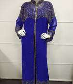 Moroccan Dubai Kaftan Abaya Dress Fancy Long Gown Beach Wear Jacket 4035
