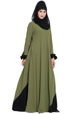 New Design Abaya Dress with Designer Sleeves 4