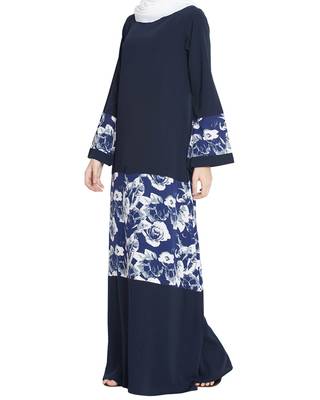 Floral Long Dress- Not An Abaya 2