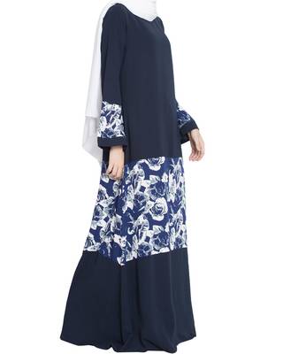 Floral Long Dress- Not An Abaya 3