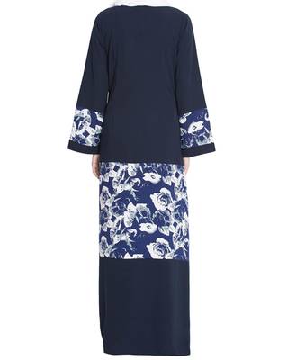 Floral Long Dress- Not An Abaya 5