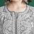 Hand Embroidered Grey Cotton Lucknowi Chikankari Women Kurta