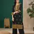 Hand Embroidered Black Cotton Lucknow Chikankari Women Kurta