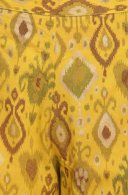 Yellow ikat cotton salwar 3