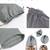 atorakushon   Fabric Shoe Cover Travelling Storage Bag Footwear Wardrobe Organizer Pouch Pack of 18 (Grey)