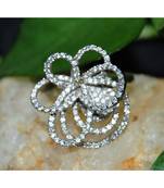 Floral Diamond Cocktail Ring