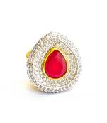 Ruby Diamond Cocktail Ring