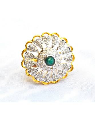 Semi Precious Diamond Cocktail Ring 1