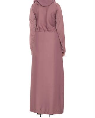 Bisma  Dress Like Abaya  Puce Pink 4
