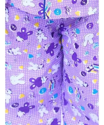 Boys Full Sleeve Printed Night Suit- Purple 3