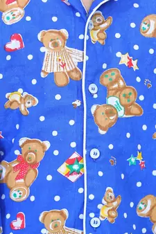 Boys Full Sleeve Printed Night Suit- Blue