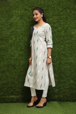 Girls Multicolour Long Kurti  3