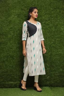 Girls Multicolour Long Kurti  4