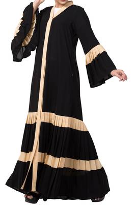 Front Open Abaya Dress 4