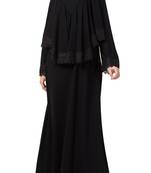 Modest Dress With Extra Layer and Lace work