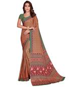 Sangam Prints Multicolour Silk Crepe Printed Traditional Saree
